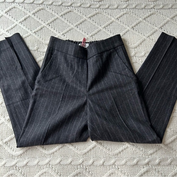 Aritzia Babaton Cohen Wool Cashmere Blend Striped Pants - Picture 2 of 5